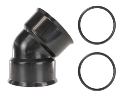 Pliure à 45&nbsp;degrés moulée par injection