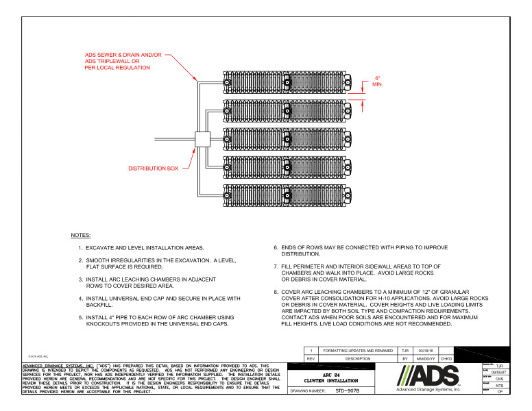 907B Arc 24 Cluster Installation Detail