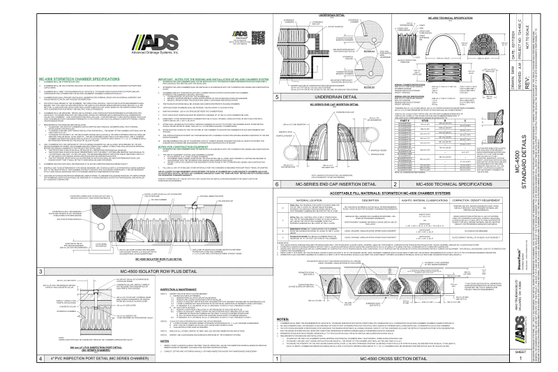 MC-4500 StormTech Full Detail Sheet