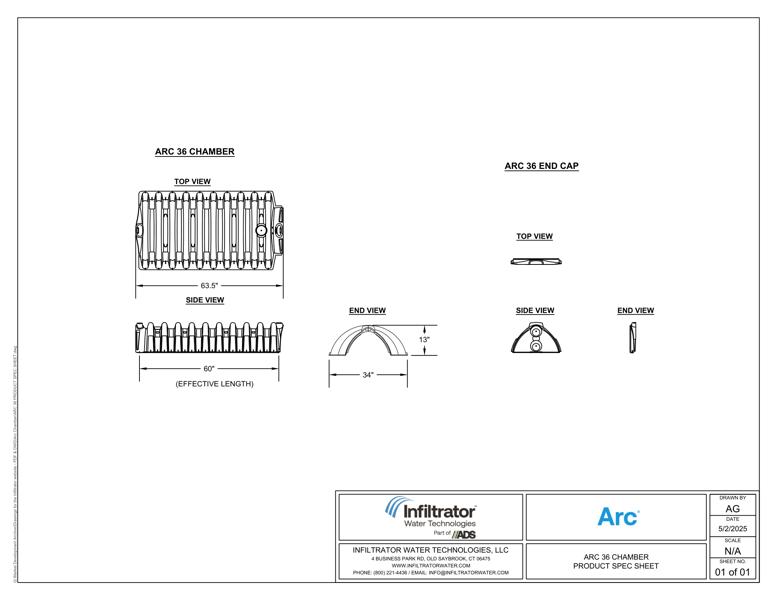 ARC 36 PRODUCT SPEC SHEET
