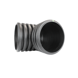 Raccord de pliure à 90&nbsp;degrés fabriqué à double paroi&nbsp;–&nbsp; 3