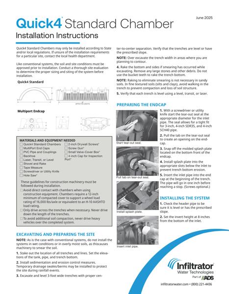 Quick4 Standard - Installation Instructions
