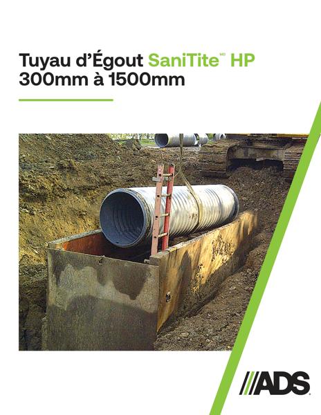 Brochure sur les tuyaux SaniTite&nbsp;HP
