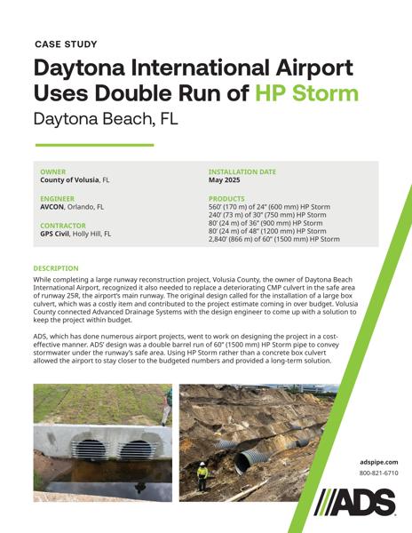 Image of Daytona International Airport Uses Double Run of HP Storm