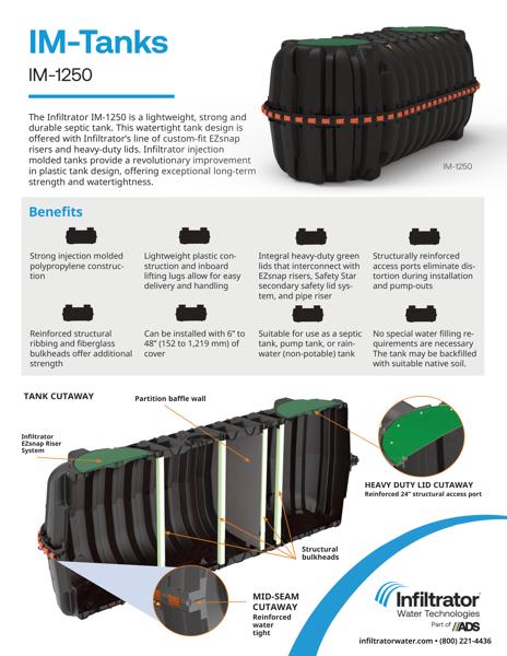 IM-1250 Tank - Cutsheet