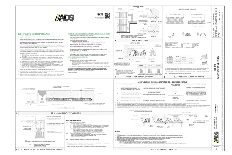 SC-310 StormTech Full Detail Sheet
