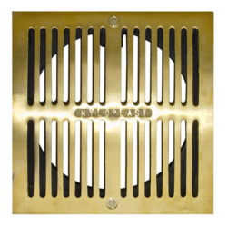 12" (300 mm) Square Bronze Grate