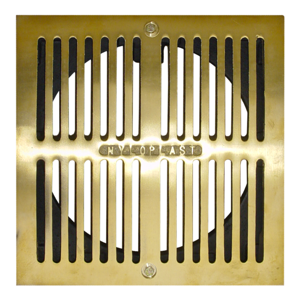 Grille carrée en bronze de 12 po (300 mm)