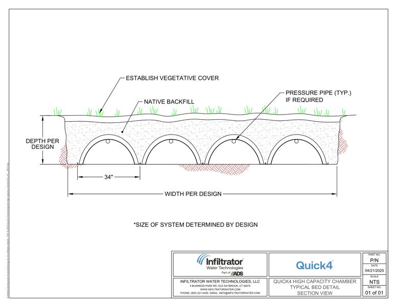 Quick4 High Capacity Bed - Drawing