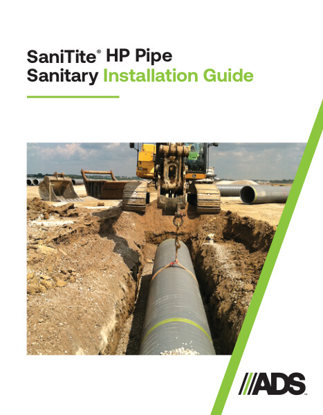 SaniTite HP Pipe Sanitary Installation Guide