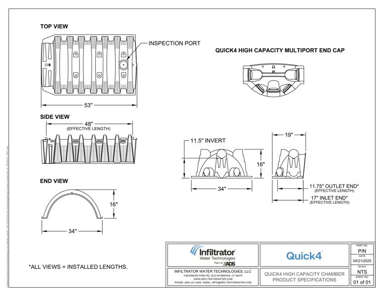 Quick4 High Capacity Product Spec Sheet