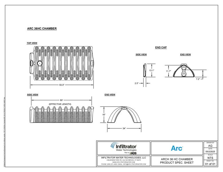 Arc 36 HC Standard Detail