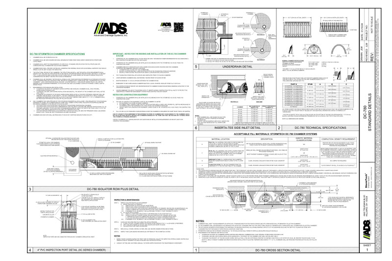 DC-780 StormTech FULL DETAIL SHEET with Notes