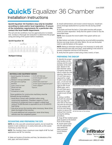 Quick5 Equalizer 36 Installation Instructions