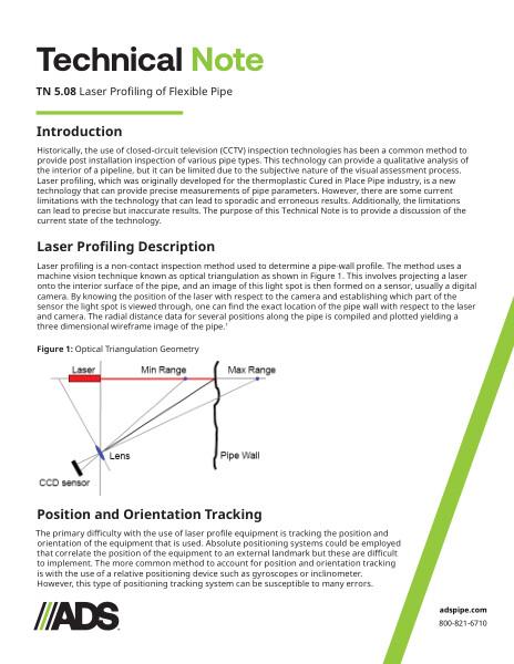 TN 5.08 Laser Profiling of Flexible Pipe
