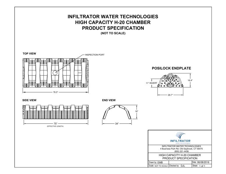 H-20 High Capacity Standard Detail
