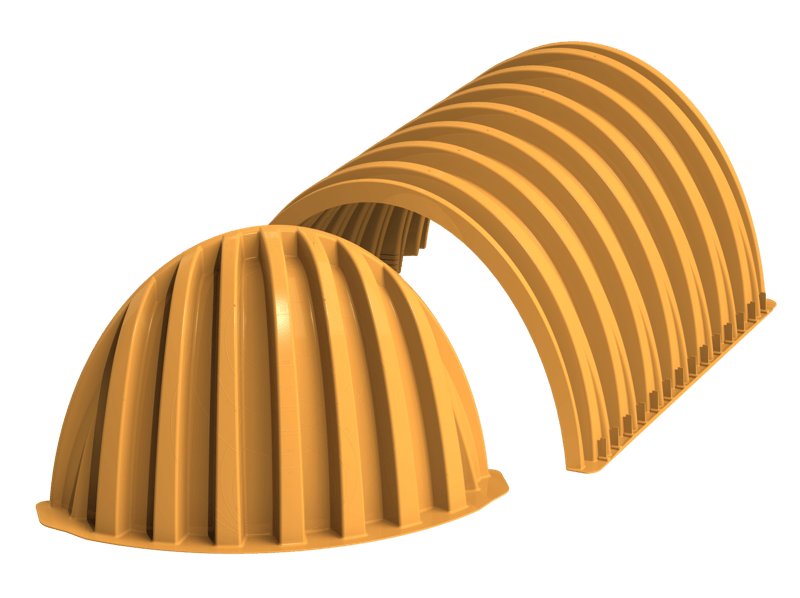 MC-3500 Chamber and End Cap