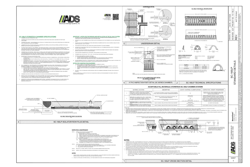 SC-160LP StormTech Full Detail Sheet
