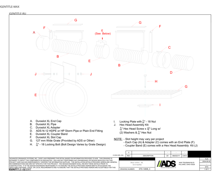 1480B_C Duraslot XL Assembly