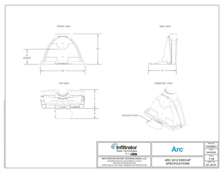 Arc 2412 Endcap Standard Details