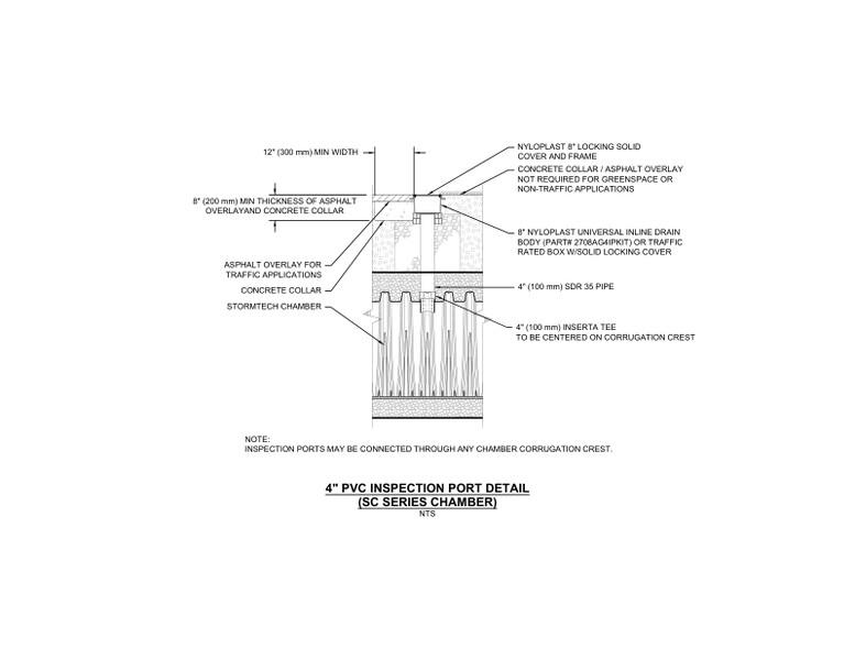 StormTech SC Series 4" Inspection Port
