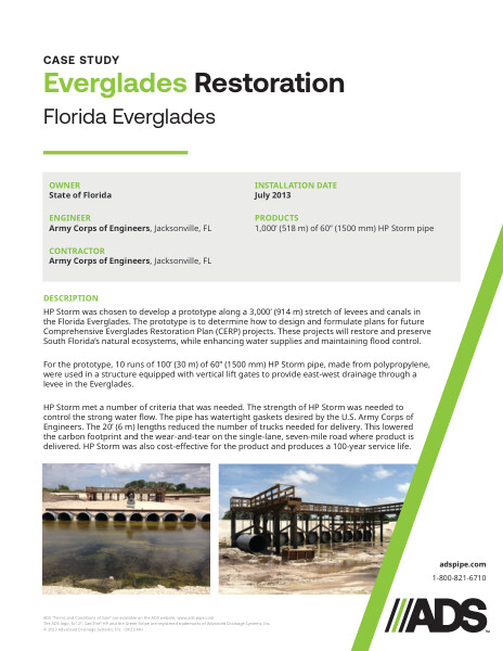 Everglades Restoration Case Study