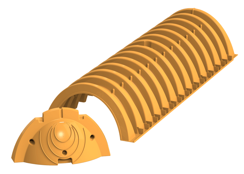 SC-310 Chamber and End Cap
