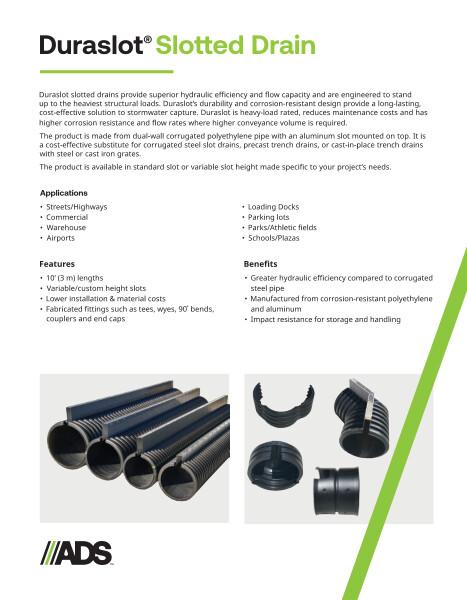 Duraslot Product Sheet
