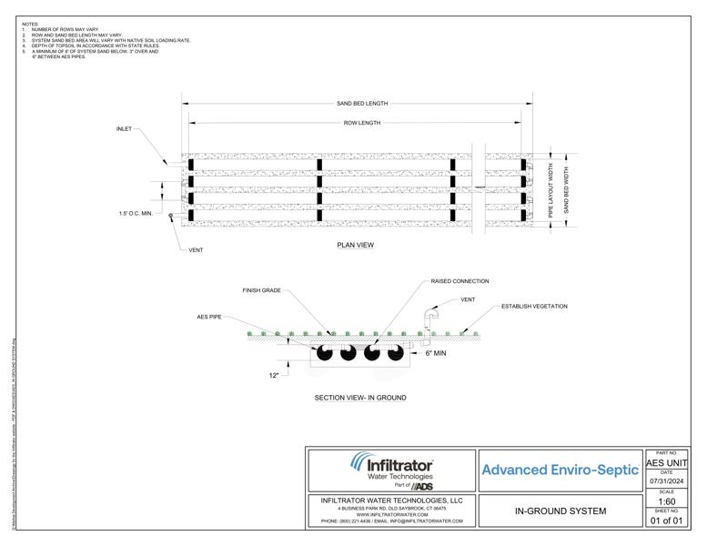 AES In-Ground System - Drawing