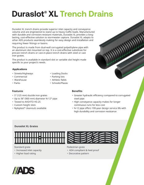Duraslot XL Trench Drain