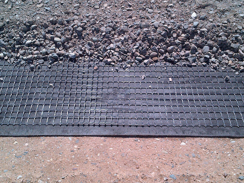 Grid Stone and Fabric