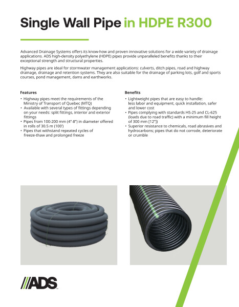 Canada Highway Pipe Product Sheet