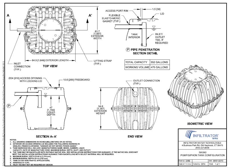 IM-540 Standard Detail