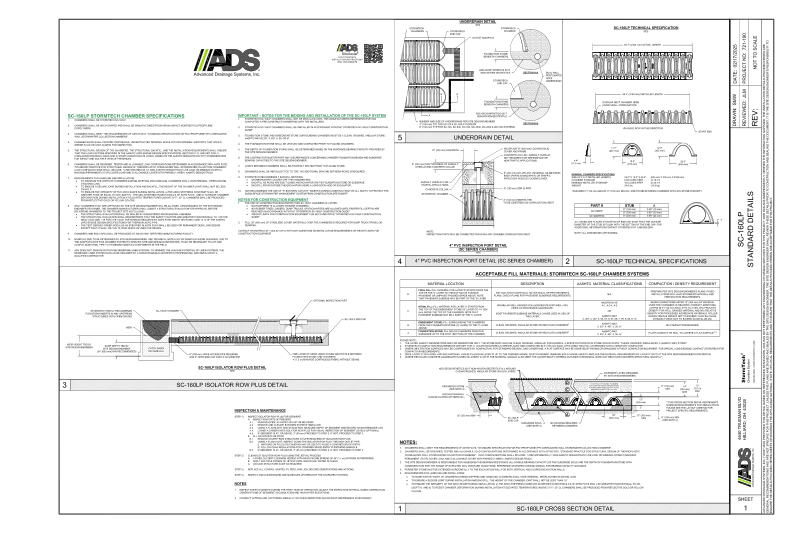 SC-160LP StormTech Full Detail Sheet