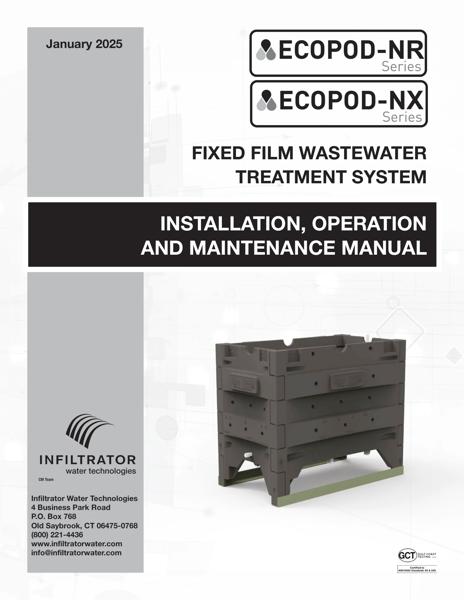 ECOPOD-NX & NR - Installation, Operation and Maintenance Manual 
