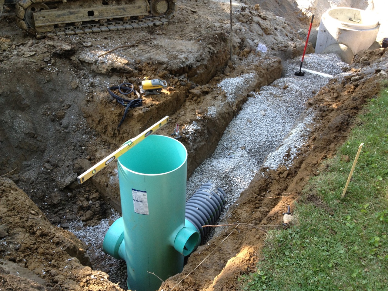 Basin & pipe Installation 9