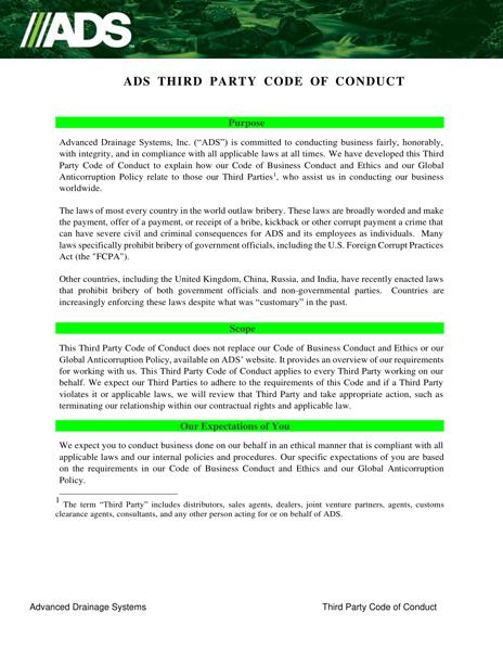 ADS_Third Party Code of Conduct