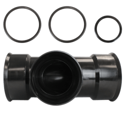 Tés de balayage moulés par injection (Tee-Wye)&nbsp;–&nbsp;Gauche