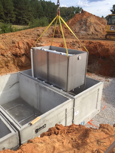 Commercial ECOPOD in Concrete Tank - McComb, MI 2