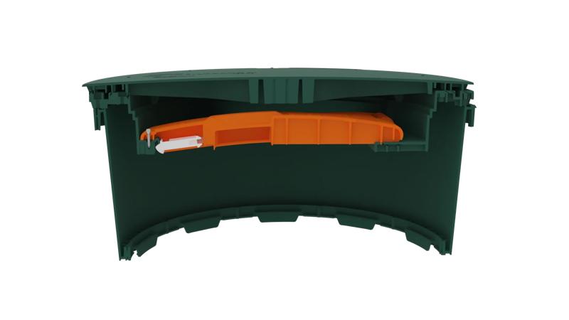 Guardian - Cutaway - EZsnap Riser + Lid