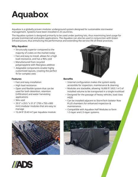 Aquabox Submittal Package