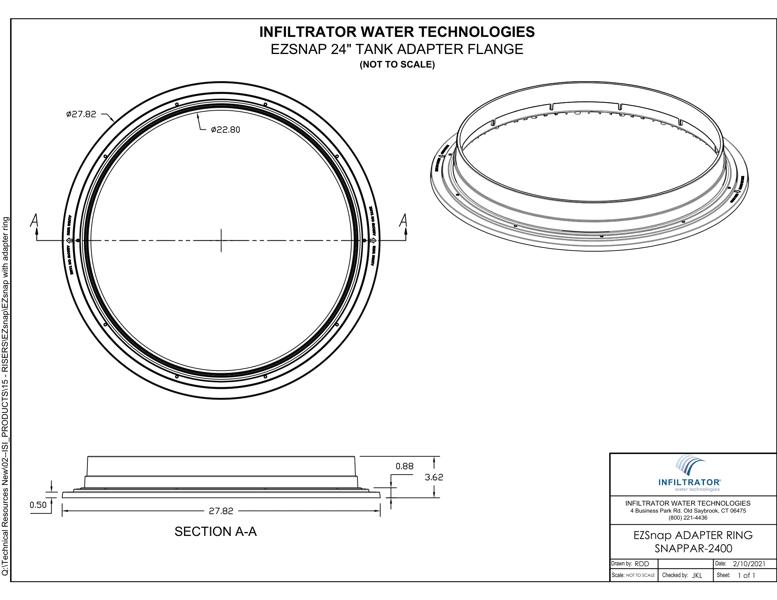 EZsnap Adapter Ring   Standard Detail