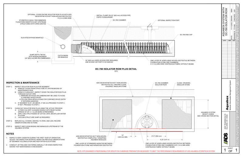 DC-780 Chamber Isolator Row Details